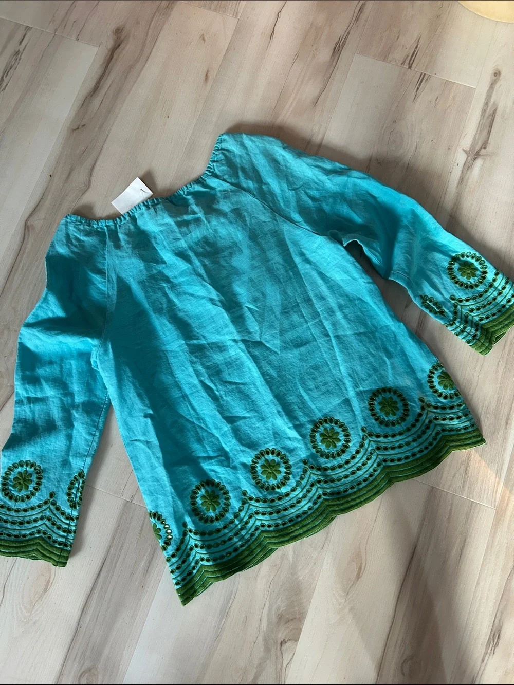 J. Crew bright turquoise